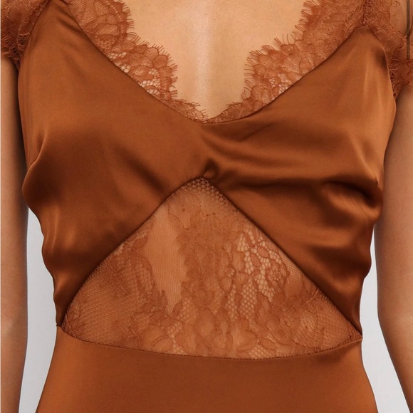 Petal & Pup / Ariel Dress - Rust
Satin Sheen Feel Lace Midi Dress - Picture 9 of 16